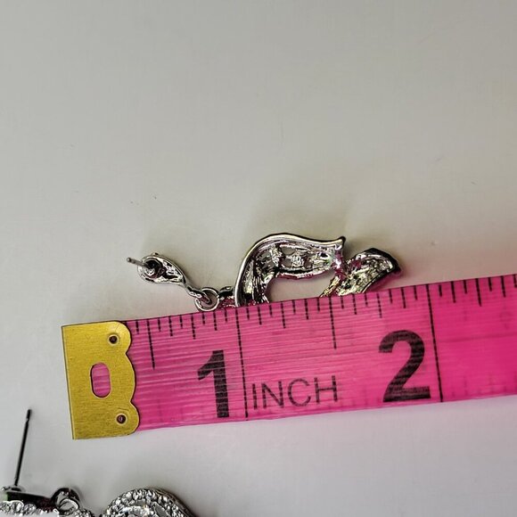 Crystal Pendant Necklace with Earrings - Picture 14 of 14